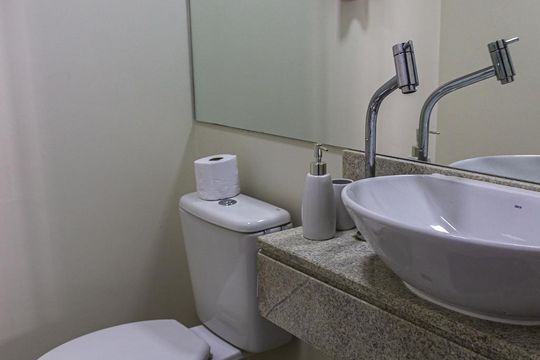 Lavabo de apartamento à venda com 3 quartos, 117m² em Jardim Dom Bosco, São Paulo