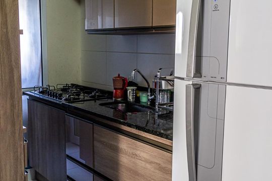 Cozinha de apartamento à venda com 3 quartos, 117m² em Jardim Dom Bosco, São Paulo