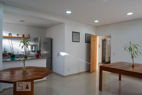 Área comum - Salão de festas de apartamento para alugar com 1 quarto, 45m² em Sumarezinho, São Paulo
