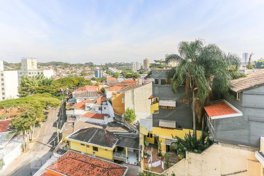 Sala de Estar Vista de apartamento à venda com 2 quartos, 59m² em Vila Indiana, São Paulo