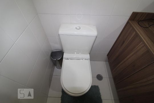 Banheiro 2 social de apartamento à venda com 2 quartos, 63m² em Santo Antônio, São Caetano do Sul