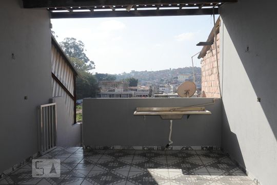 Varanda com churrasqueira de casa para alugar com 2 quartos, 112m² em Nova Petrópolis, São Bernardo do Campo