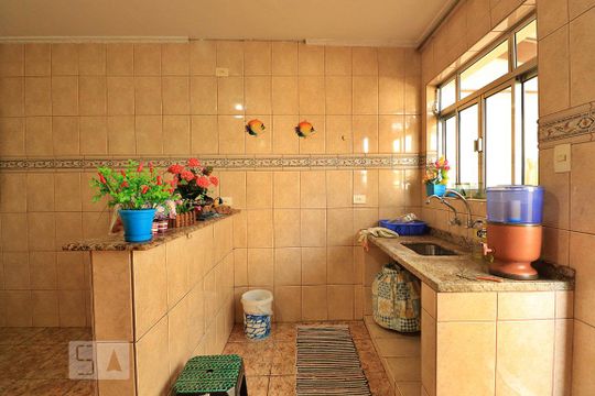 Cozinha de casa à venda com 3 quartos, 164m² em Vila Principe de Gales, Santo André