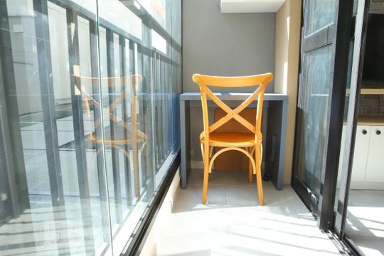 Varanda Kitnet de apartamento à venda com 1 quarto, 25m² em Liberdade, São Paulo