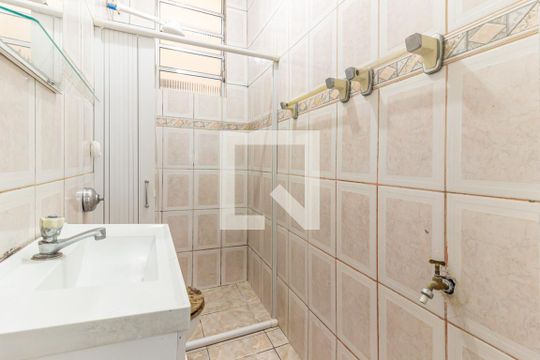 Banheiro de kitnet/studio à venda com 1 quarto, 38m² em Campos Elíseos, São Paulo