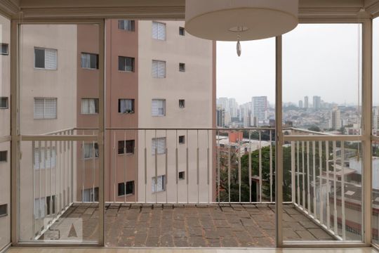 Varanda da Sala de apartamento para alugar com 2 quartos, 78m² em Vila Alexandria, São Paulo