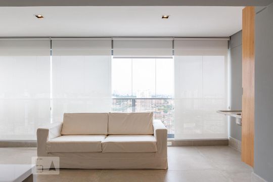 Sala de apartamento para alugar com 1 quarto, 52m² em Barra Funda, São Paulo