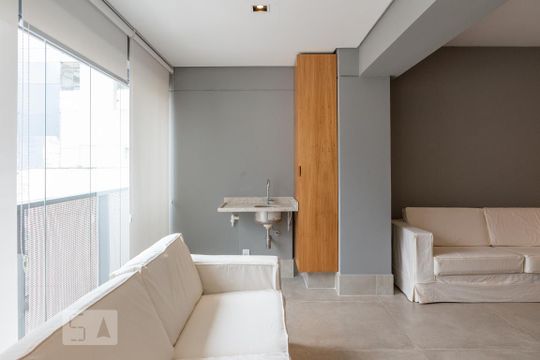 Sacada de apartamento para alugar com 1 quarto, 52m² em Barra Funda, São Paulo