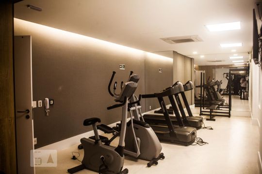Área comum - Academia de apartamento para alugar com 1 quarto, 46m² em Bela Vista, São Paulo
