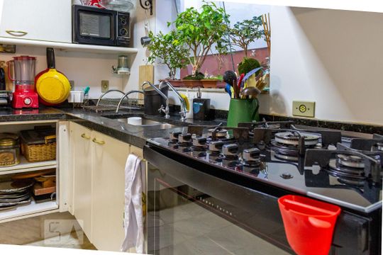 Cozinha de casa de condomínio à venda com 5 quartos, 420m² em Alphaville, Santana de Parnaíba