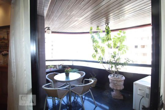 Varanda Sala de apartamento à venda com 3 quartos, 303m² em Santa Paula, São Caetano do Sul