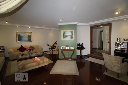 Sala de apartamento para alugar com 3 quartos, 303m² em Santa Paula, São Caetano do Sul