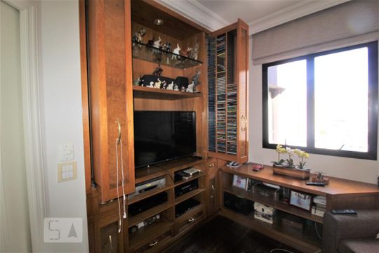Home teather de apartamento à venda com 3 quartos, 303m² em Santa Paula, São Caetano do Sul
