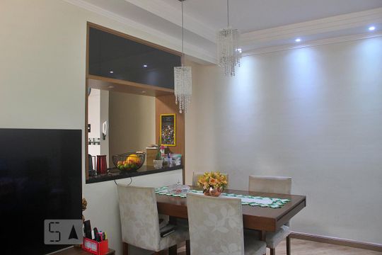 Sala de apartamento à venda com 3 quartos, 91m² em Parque das Nações, Santo André