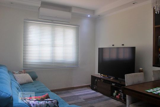 Sala de apartamento à venda com 3 quartos, 91m² em Parque das Nações, Santo André