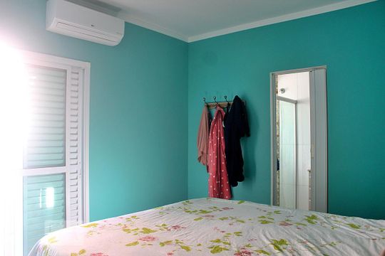 Quarto Suíte de apartamento à venda com 3 quartos, 91m² em Parque das Nações, Santo André