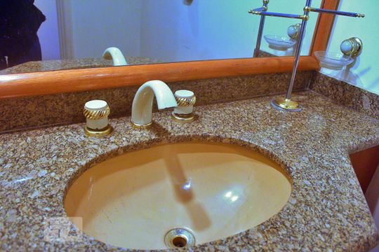 Lavabo de apartamento à venda com 4 quartos, 276m² em Vila Bastos, Santo André