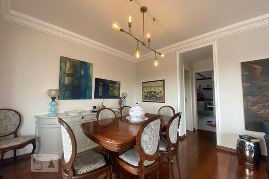 Sala de Jantar de apartamento à venda com 3 quartos, 200m² em Jardim Vitória Régia, São Paulo