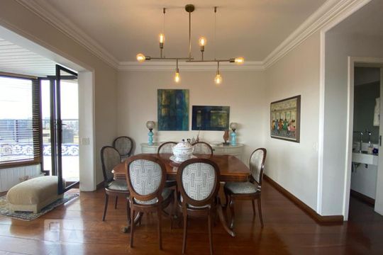 Sala de Jantar de apartamento à venda com 3 quartos, 200m² em Jardim Vitória Régia, São Paulo