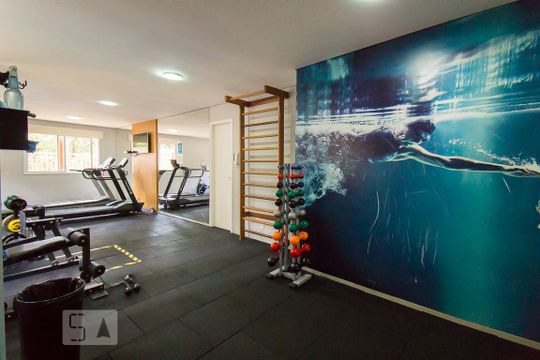 Área comum - Academia de kitnet/studio à venda com 1 quarto, 37m² em Jardim Celeste, São Paulo