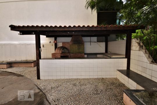 Área comum - Churrasqueira de apartamento à venda com 3 quartos, 90m² em Botafogo, Rio de Janeiro