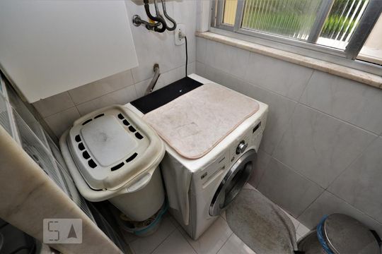 Área de Serviço de apartamento à venda com 3 quartos, 90m² em Botafogo, Rio de Janeiro