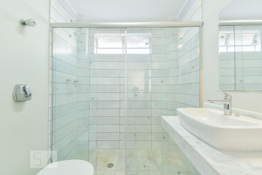 Banheiro do Quarto 3 de apartamento à venda com 3 quartos, 180m² em Santa Cecília, São Paulo