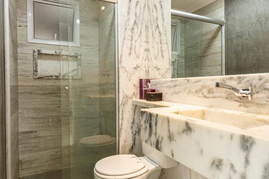 Banheiro 1 de apartamento à venda com 2 quartos, 116m² em Jardim Parque Morumbi, São Paulo