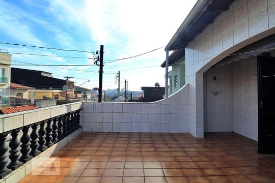 Varanda da Suíte de casa para alugar com 3 quartos, 220m² em Jardim Las Vegas, Santo André