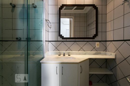 Banheiro da Suíte de apartamento à venda com 3 quartos, 78m² em Tatuapé, São Paulo