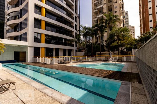área comum do prédio de apartamento à venda com 2 quartos, 56m² em Vila Nova Conceição, São Paulo