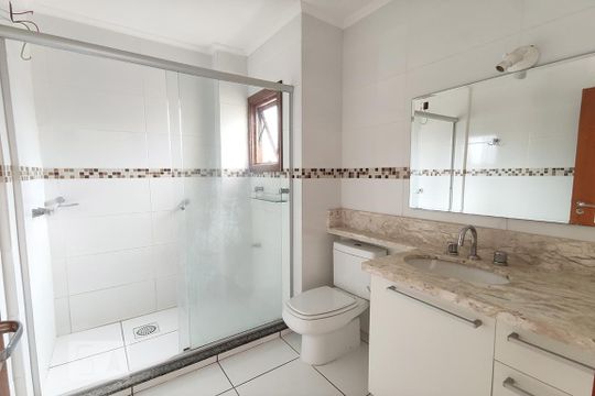 Banheiro da Suíte de apartamento à venda com 3 quartos, 120m² em Centro, São Leopoldo