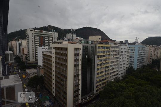 Vista de kitnet/studio para alugar com 1 quarto, 44m² em Copacabana, Rio de Janeiro