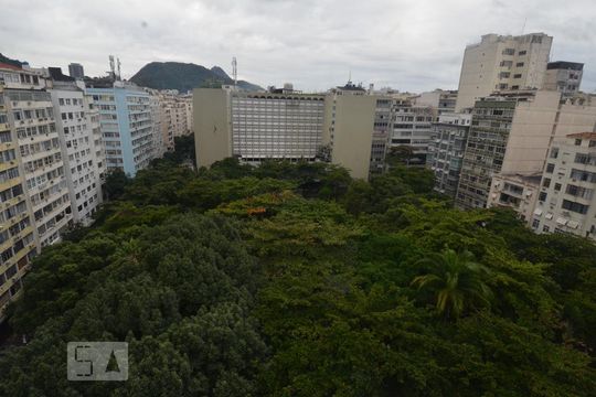 Vista de kitnet/studio para alugar com 1 quarto, 44m² em Copacabana, Rio de Janeiro