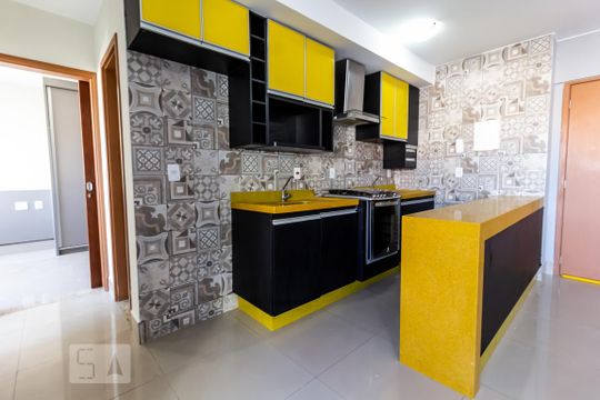 Cozinha de apartamento à venda com 2 quartos, 64m² em Samambaia Norte (samambaia), Brasília