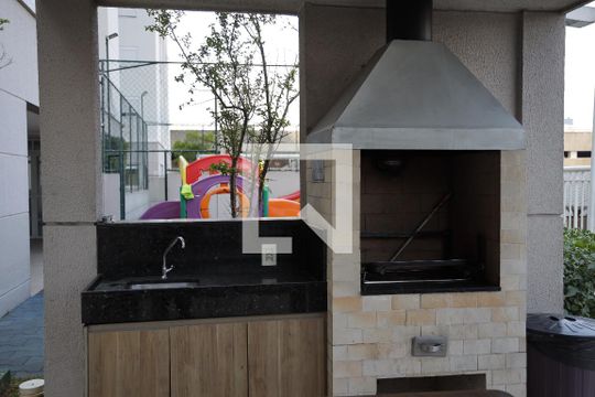 Área comum - Churrasqueira de kitnet/studio à venda com 1 quarto, 34m² em Brás, São Paulo