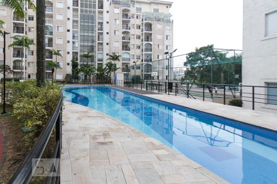 Área comum - Piscina de apartamento à venda com 2 quartos, 55m² em Sítio da Figueira, São Paulo