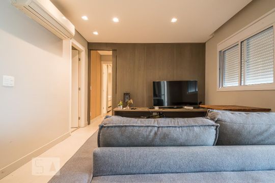 Sala de apartamento à venda com 2 quartos, 85m² em Jardim Novo Santo Amaro, São Paulo