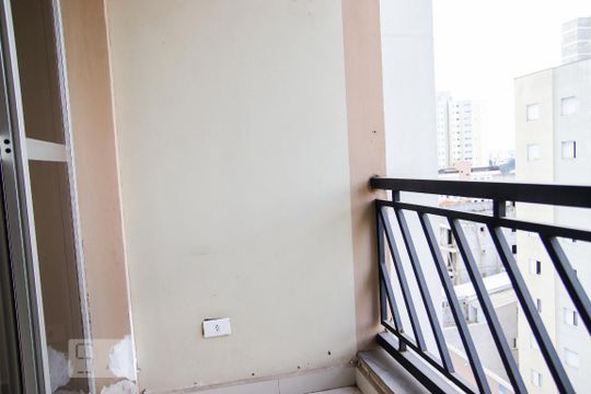 Varanda da Sala de apartamento para alugar com 3 quartos, 90m² em Campestre, Santo André