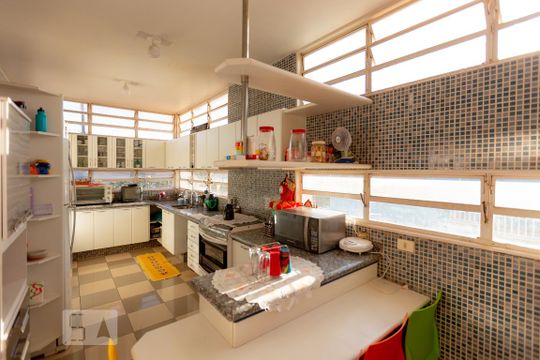 Cozinha de casa para alugar com 4 quartos, 620m² em Alto da Boa Vista, Ribeirão Preto