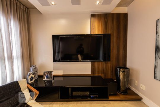 Sala de apartamento à venda com 2 quartos, 70m² em Vila Regente Feijó, São Paulo