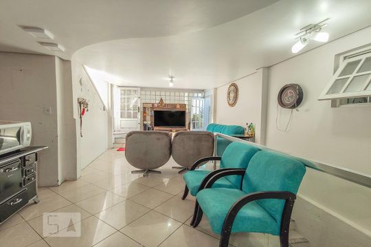 Sala de Estar de casa de condomínio à venda com 3 quartos, 153m² em Guarani, Novo Hamburgo