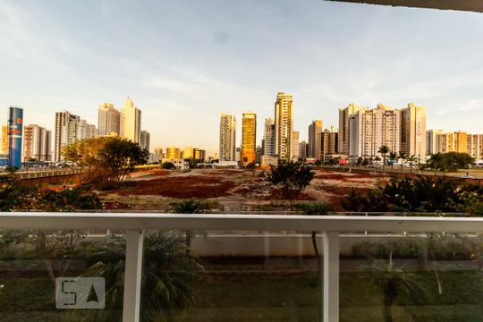 Varanda - Vista de apartamento para alugar com 1 quarto, 46m² em Sul (águas Claras), Brasília