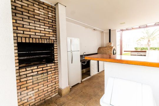 Área comum - Churrasqueira de apartamento para alugar com 1 quarto, 46m² em Sul (águas Claras), Brasília