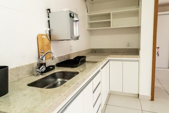 Cozinha de apartamento para alugar com 1 quarto, 46m² em Sul (águas Claras), Brasília
