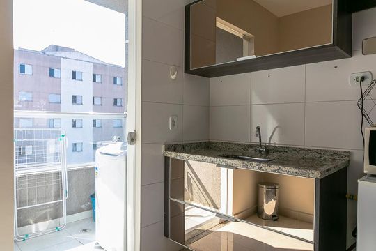 Cozinha de apartamento à venda com 1 quarto, 40m² em Vila Esperança, São Paulo