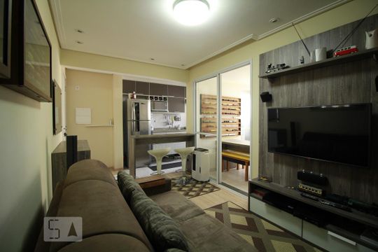 Sala de apartamento à venda com 2 quartos, 60m² em Ipiranga, São Paulo