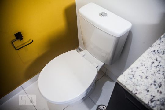 Detalhe do banheiro de kitnet/studio à venda com 1 quarto, 31m² em Consolação, São Paulo