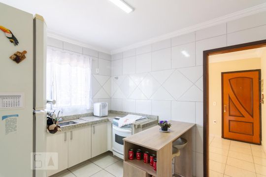 Cozinha de apartamento à venda com 2 quartos, 67m² em Vila Metalúrgica, Santo André