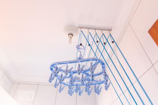 Área de Serviço de apartamento à venda com 2 quartos, 67m² em Vila Metalúrgica, Santo André
